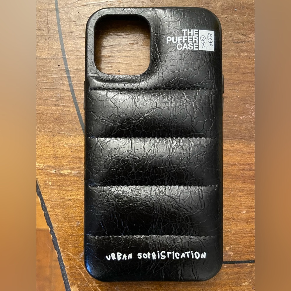 Urban Sophistication Puffer Noir iPhone 12 Case